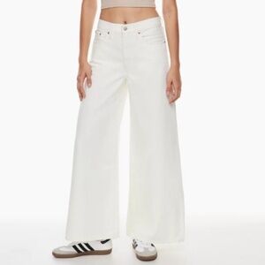 Levi's  Premium XL Flood Women's Cream Wide Leg Jeans SZ 26